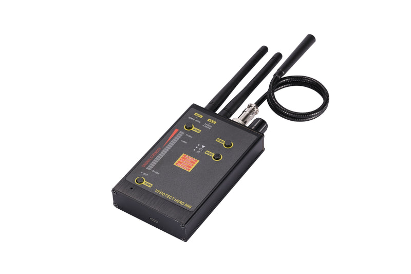 Professional Counter-Surveillance Detector - Multi-Frequency RF & Lens Scanner