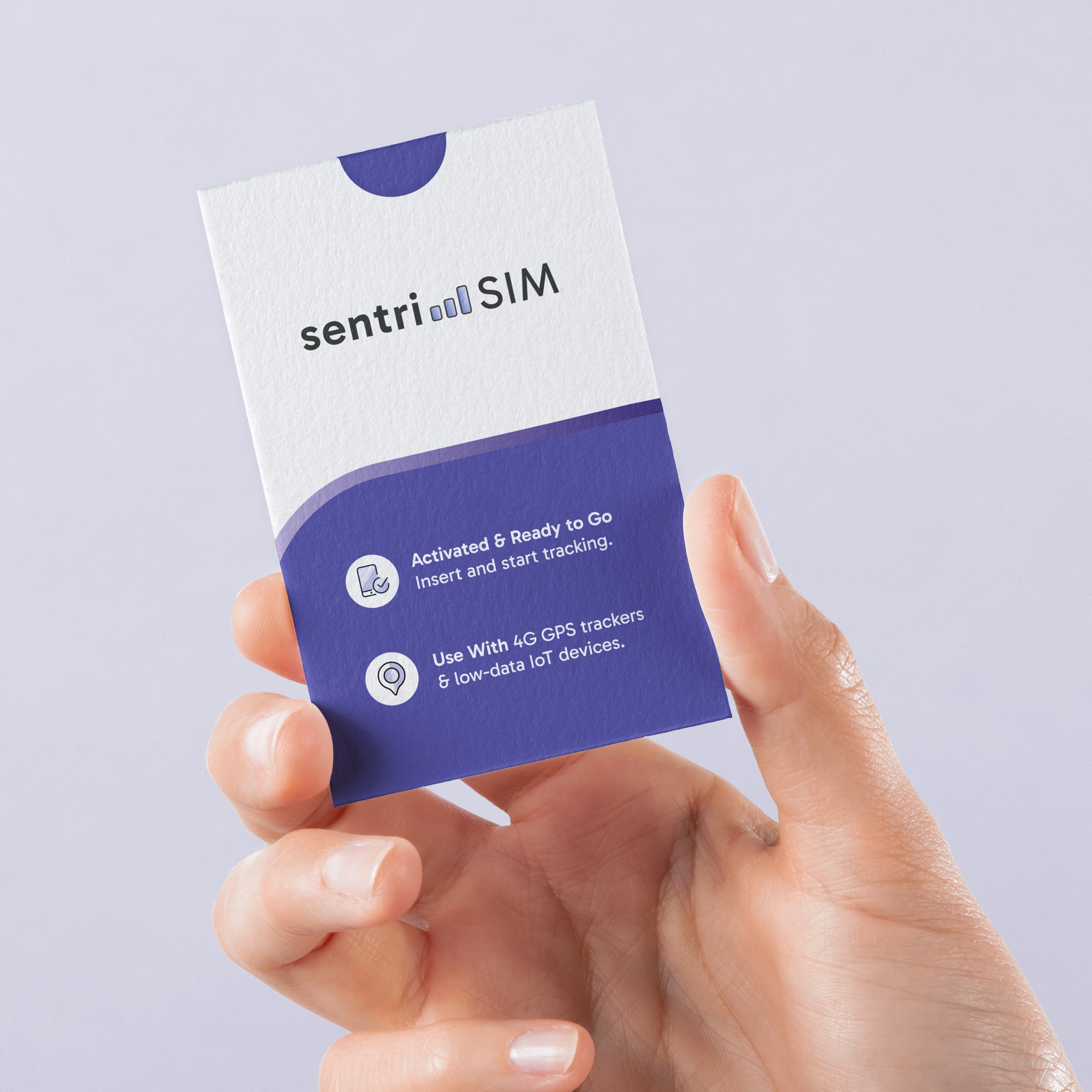 SentriSIM SIM Card Packet - Ready to track, just insert into your GPS tracker to get started today. Use with 4G GPS trackers and low-data IoT devices. Activated & ready to go.