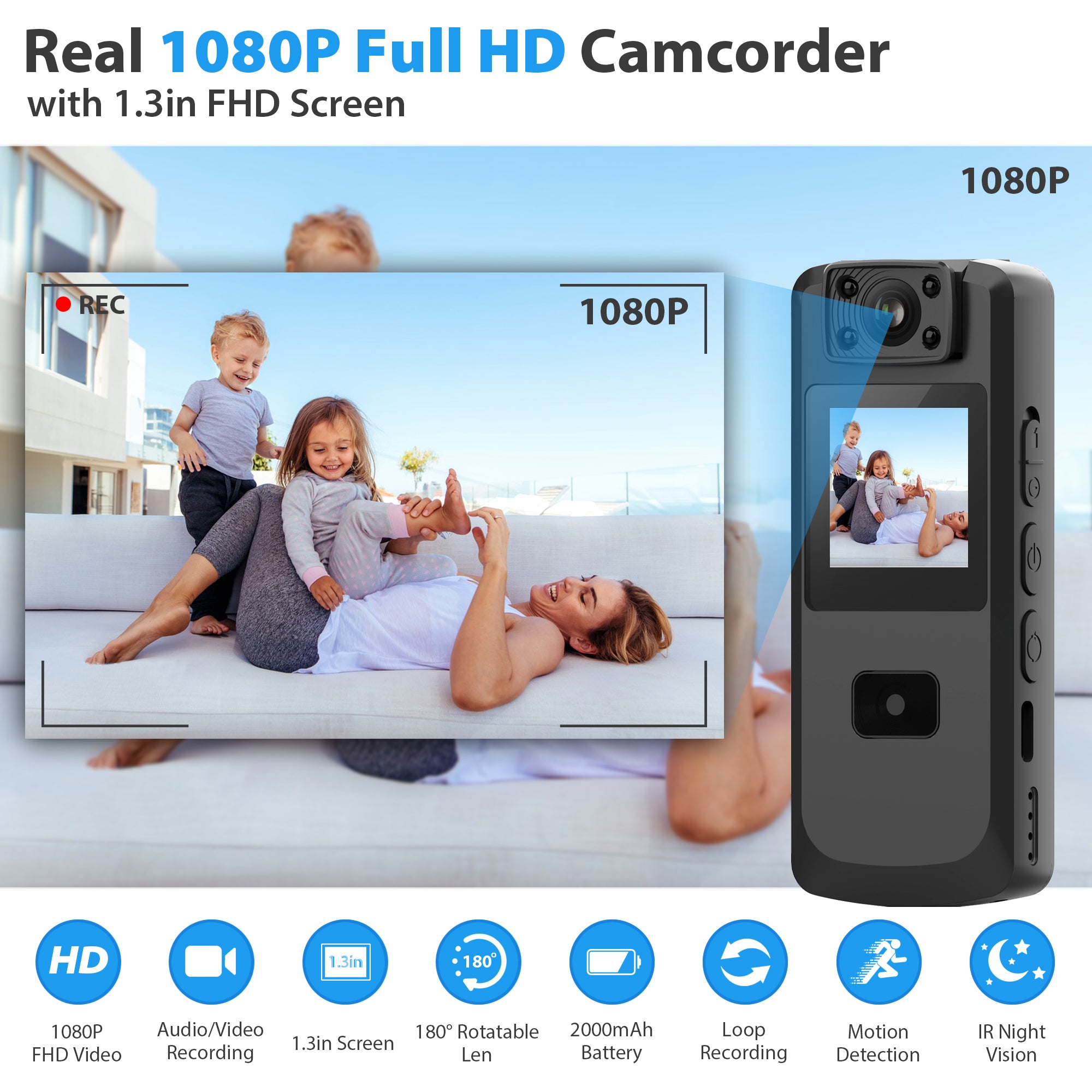 Body Camera - 1080p with LCD Screen