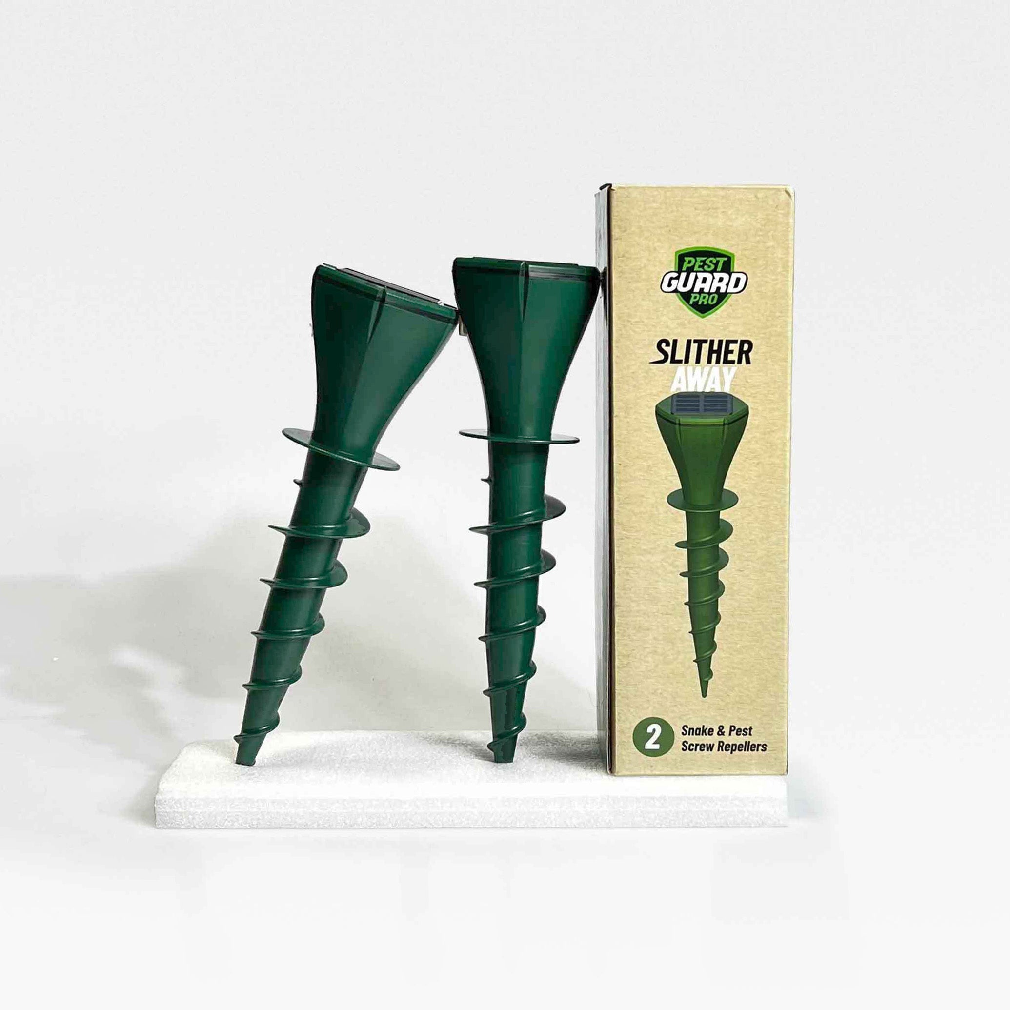 Solar Snake Repeller in white background. Durable, eco-friendly outdoor snake repellent.