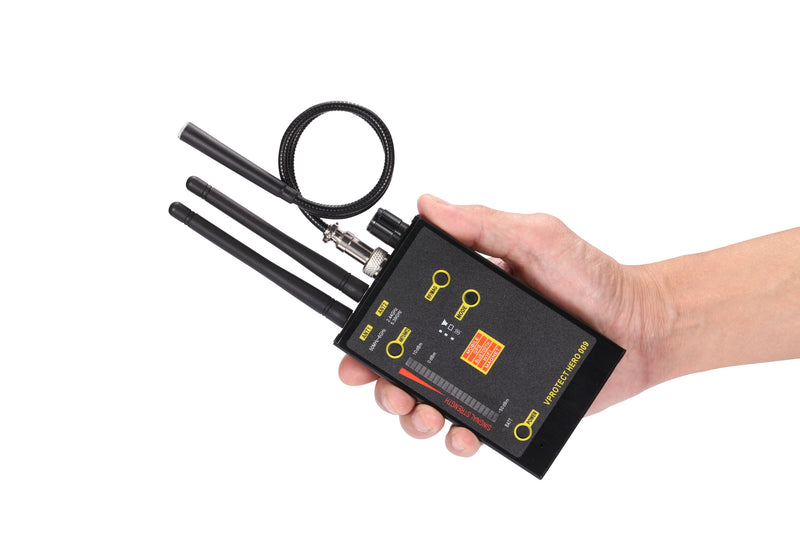Professional Counter-Surveillance Detector - Multi-Frequency RF & Lens Scanner