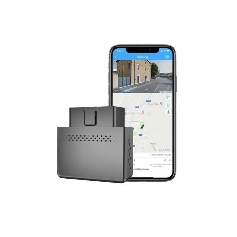4G LTE Plug-in GNSS OBD Tracker with Remote Listen-in
