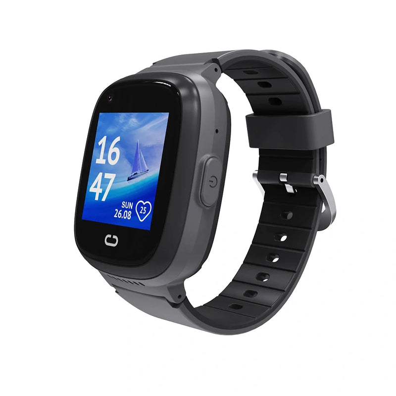 4G GPS Tracker Smart Watch for Kids Black Sentriwise