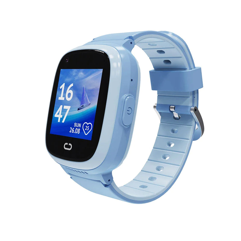 4G GPS Tracker Smart Watch for Kids - Blue - Sentriwise