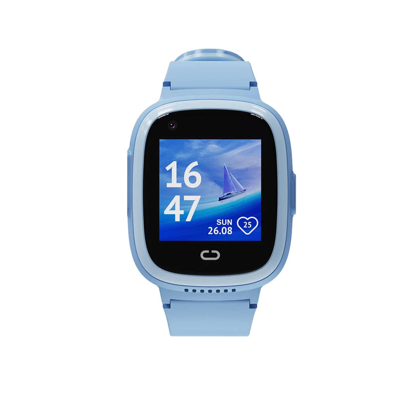 4G GPS Tracker Smart Watch for Kids - Blue - Sentriwise
