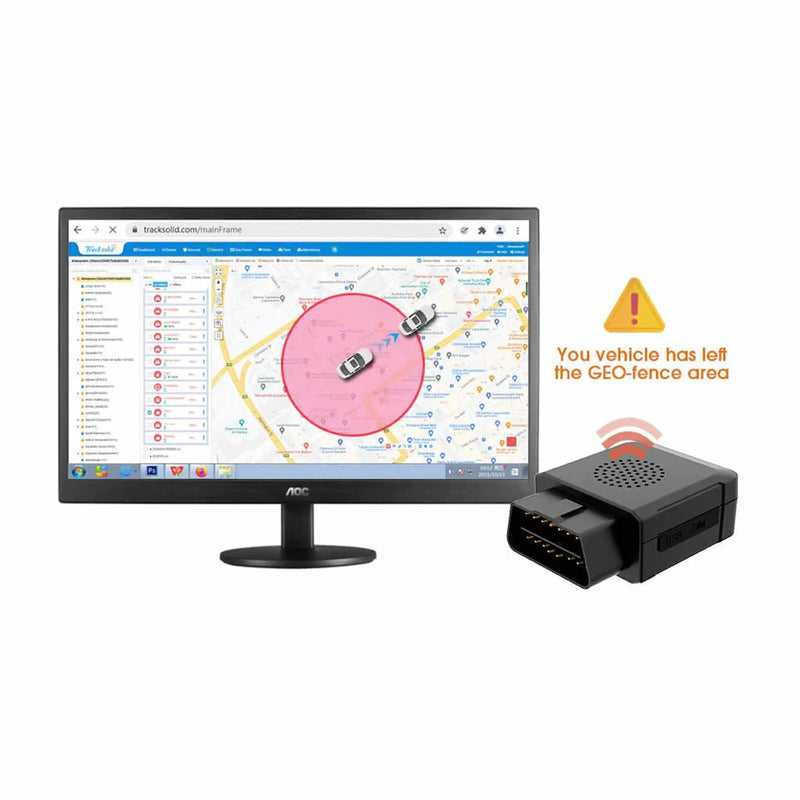 4G OBD GPS Vehicle Tracker with Advanced Monitoring Features - Sentriwise