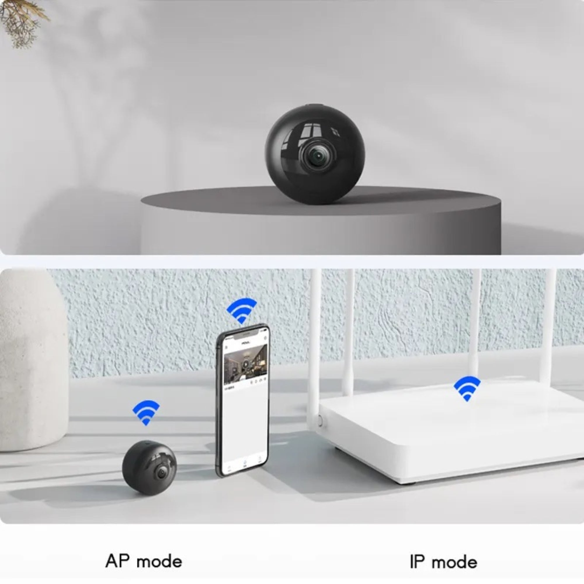 Mini Magnetic WiFi Camera - 1080p Night Vision