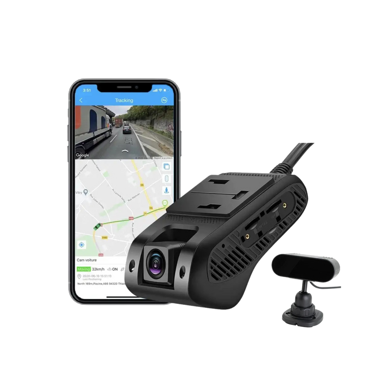4G Dual Dash Cam with GPS & Behaviour Monitoring