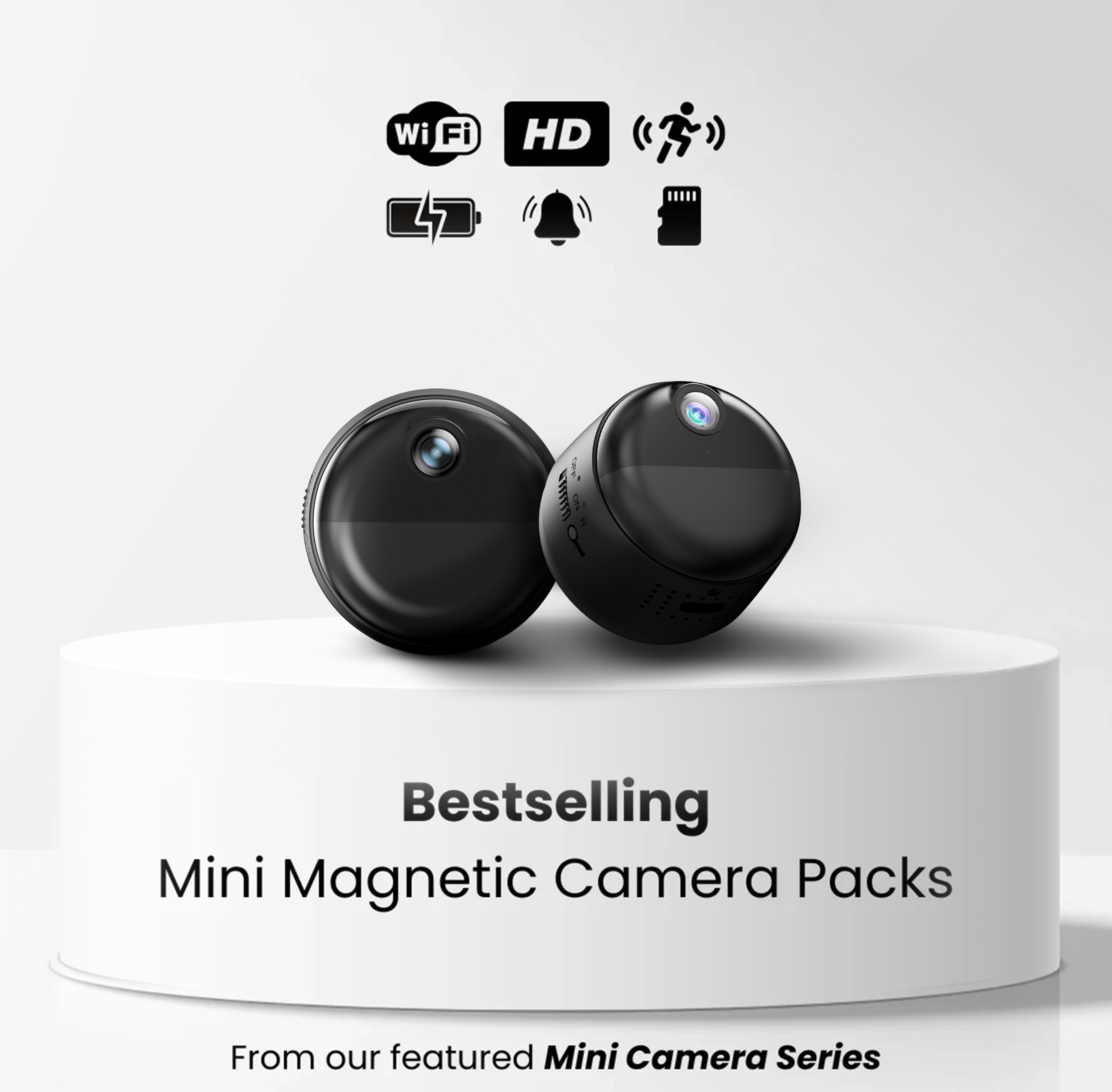 Mini Magnetic Wi-Fi Camera Security Camera - New & Upgraded