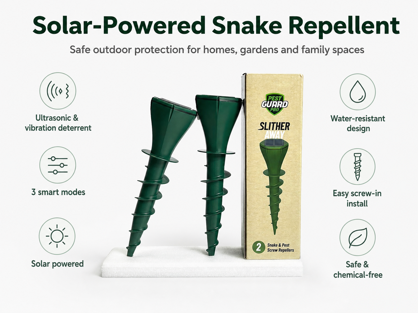 Solar-Powered Snake Repellent