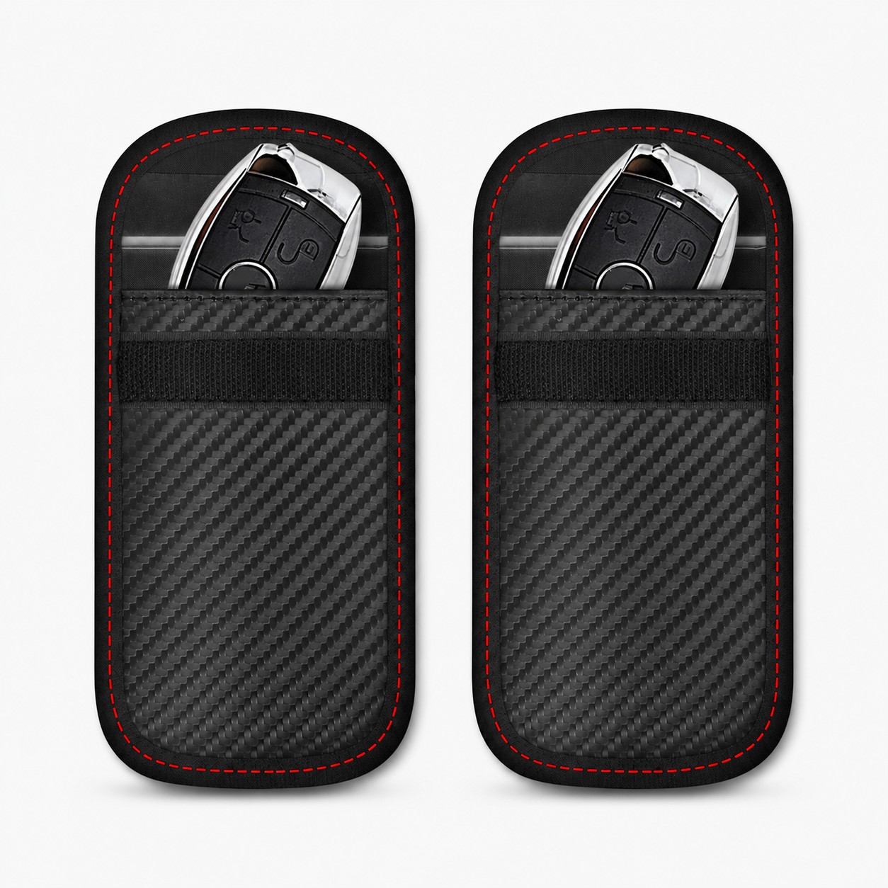 2 Pack Faraday Pouch for Key Fobs - Signal Blocking