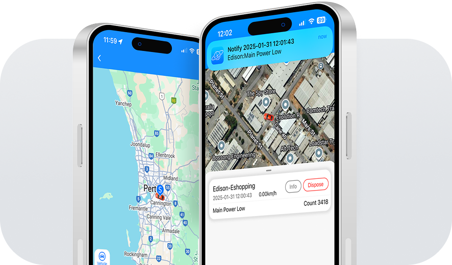 Track from the app