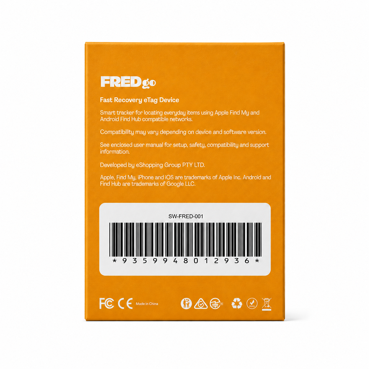 Fred Go - Bluetooth Tracker