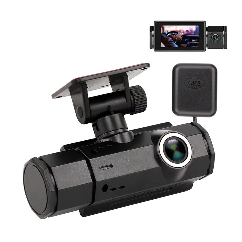 RoadGuard Full HD Dual Dash Cam with GPS and Night Vision - Sentriwise