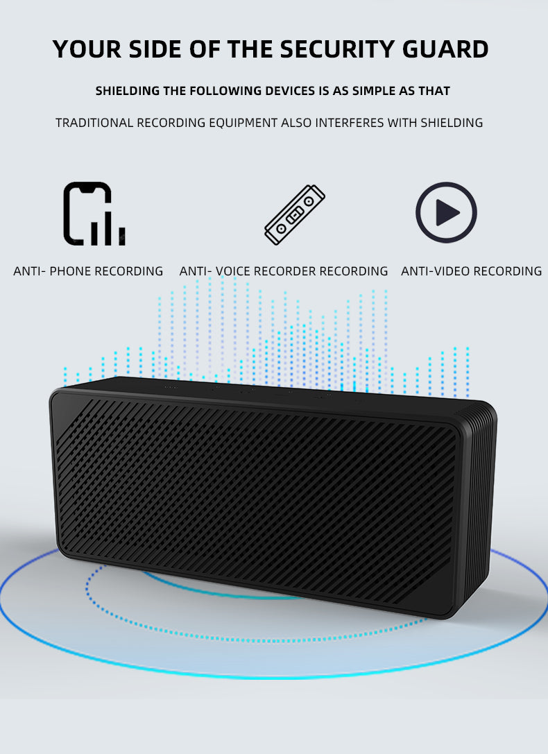 Ultrasonic Conversation Privacy Shield - Anti-Recording Jammer