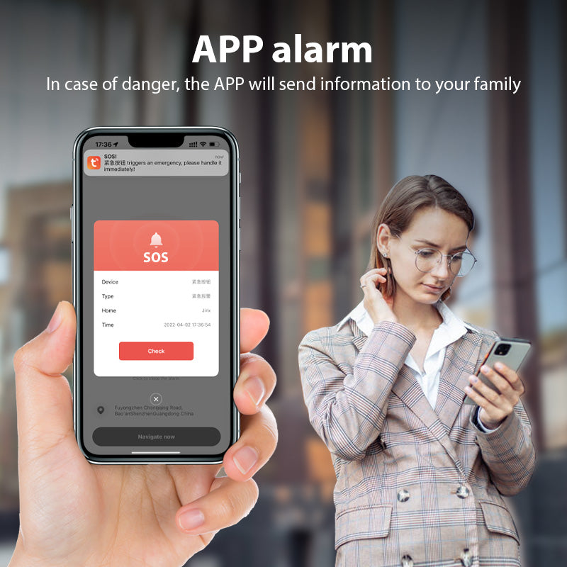 Remote Control Notification Smart Personal Alarm - Remote Alerts | Sentriwise