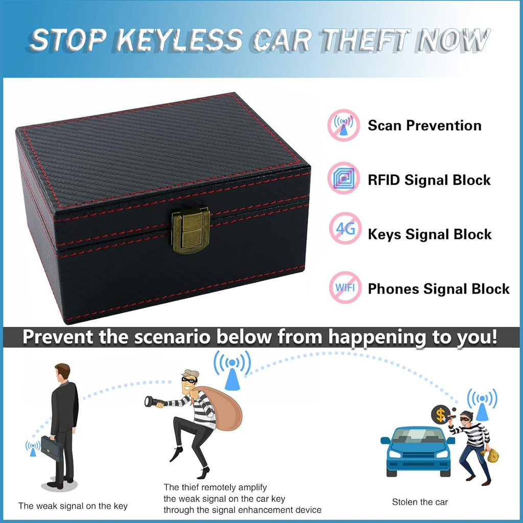 Remote Key Signal Faraday Box Car Key Signal Blocker | Sentriwise