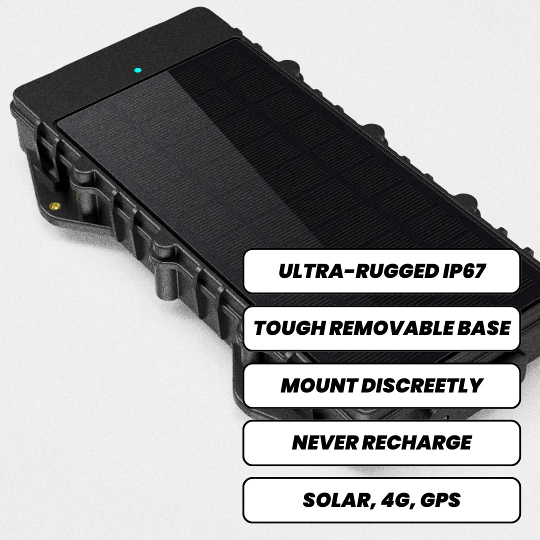 GPS Tracker Ultra - 4G Heavy-Duty Solar