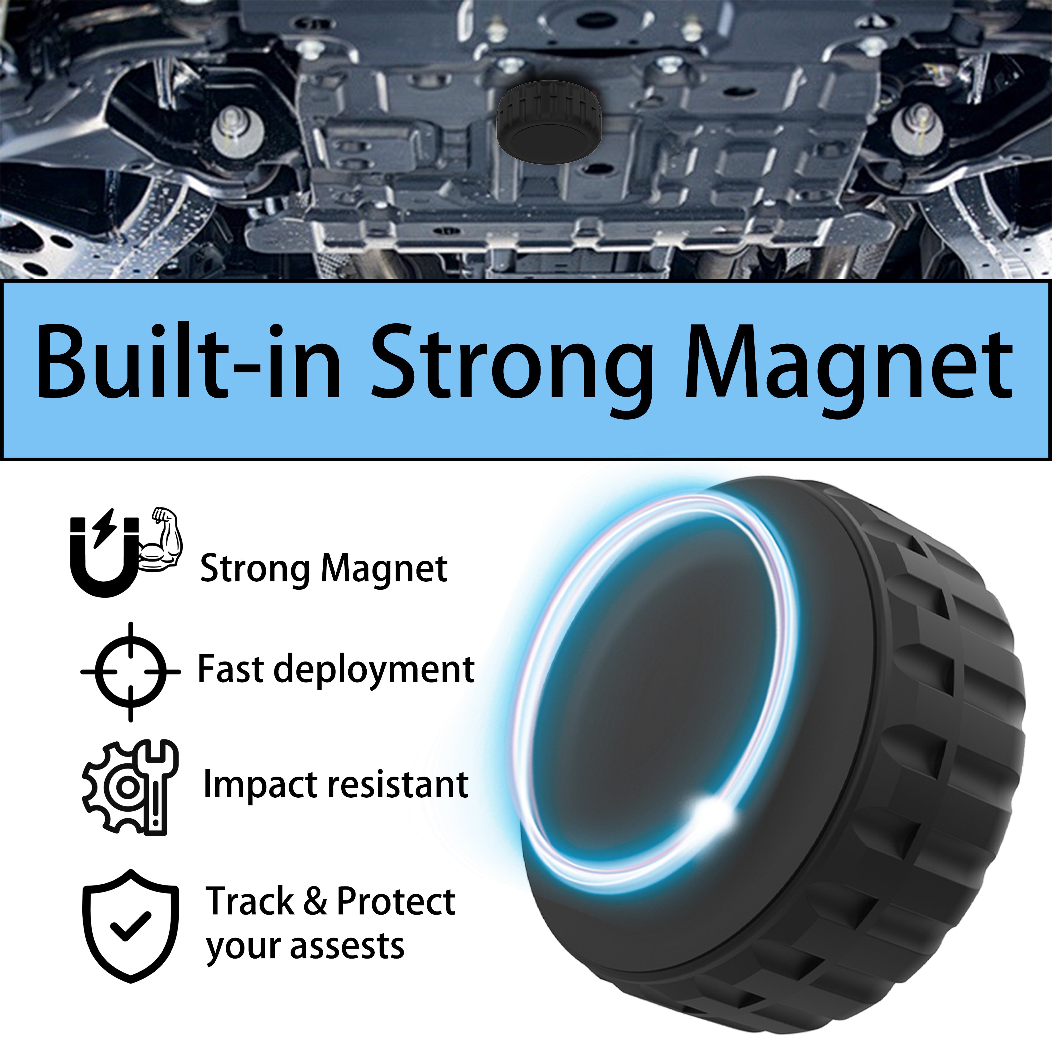 Waterproof Magnetic Case for Findtag/AirTag