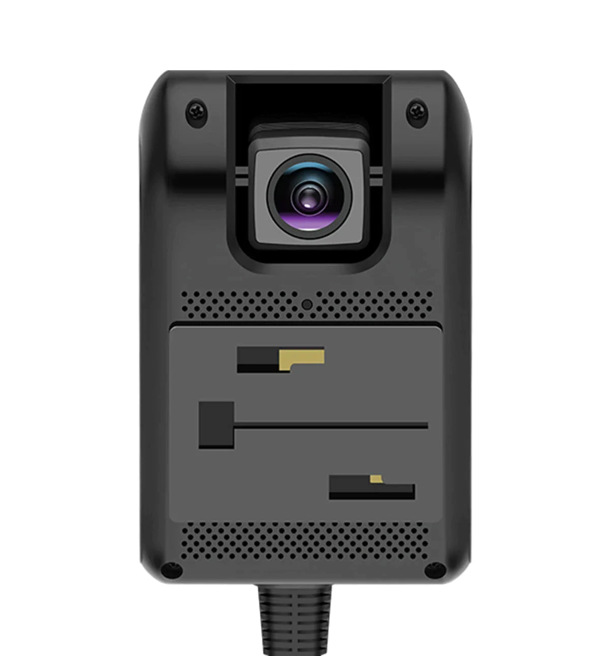 The black front dash camera - Underside View - Sentriwise