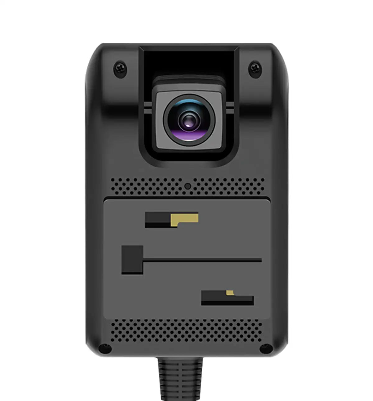 The black front dash camera - Underside View - Sentriwise