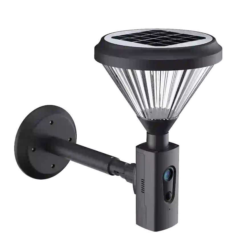 Wireless Solar Garden Light with HD Camera - Sentriwise